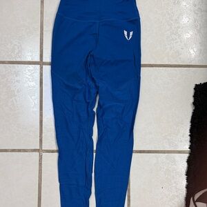 Womens Blue Leggings